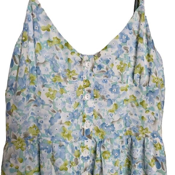 Toby Heart Ginger Floral Sleeveless Boho Mini Dress Size XS - Picture 3 of 9